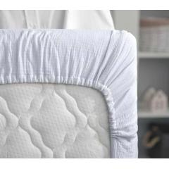Простынь муслиновая 120х60 Perina Muslin ПР-М.120.1.23 (Голубая пастель)