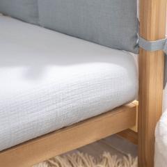 Простынь муслиновая 120х60 Perina Muslin ПР-М.120.1.23 (Голубая пастель)