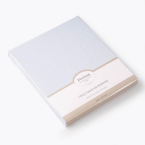Простынь муслиновая 120х60 Perina Muslin ПР-М.120.1.23 (Голубая пастель)