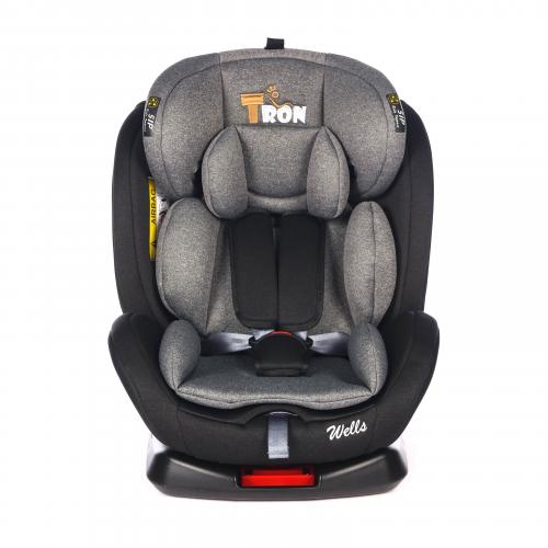 Автокресло TRON WELLS Grey shield (с Isofix) 0-36 кг