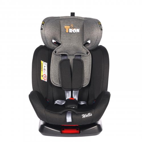 Автокресло TRON WELLS Grey shield (с Isofix) 0-36 кг