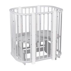 Кроватка PITUSO Asti J 511 Серый-Белый 5/1 маятник