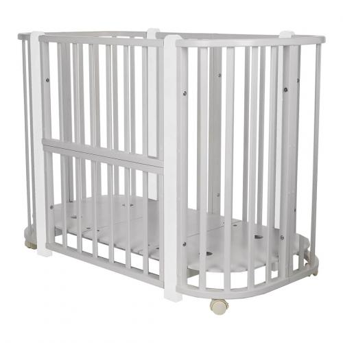 Кроватка PITUSO Asti J 511 Серый-Белый 5/1 маятник