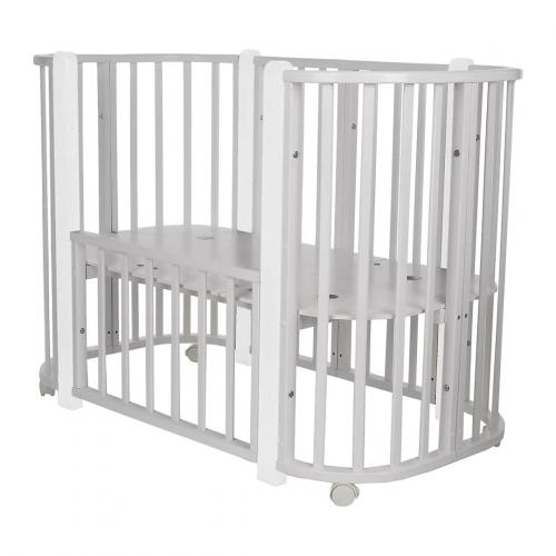 Кроватка PITUSO Asti J 511 Серый-Белый 5/1 маятник