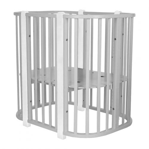 Кроватка PITUSO Asti J 511 Серый-Белый 5/1 маятник