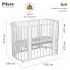 Кроватка PITUSO Asti J 511 Серый-Белый 5/1 маятник