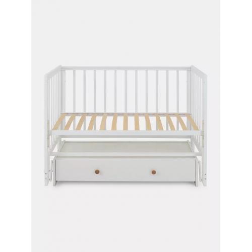 Детская кроватка Rant Indy Box / 780 (Crystal Beige) 9744038 (быстросъемная стенка)