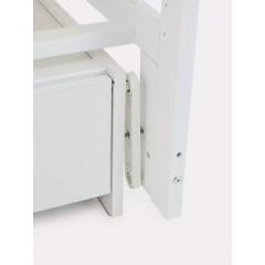 Детская кроватка Rant Indy Box / 780 (Cloud White) 9170536 (быстросъемная стенка)