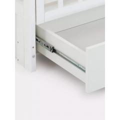 Детская кроватка Rant Indy Box / 780 (Cloud White) 9170536 (быстросъемная стенка)