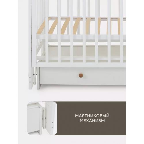Детская кроватка Rant Indy Box / 780 (Crystal Beige) 9744038 (быстросъемная стенка)