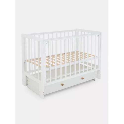Детская кроватка Rant Indy Box / 780 (Crystal Beige) 9744038 (быстросъемная стенка)
