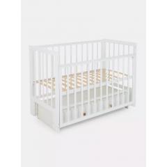 Детская кроватка Rant Indy Box / 780 (Cloud White) 9170536 (быстросъемная стенка)