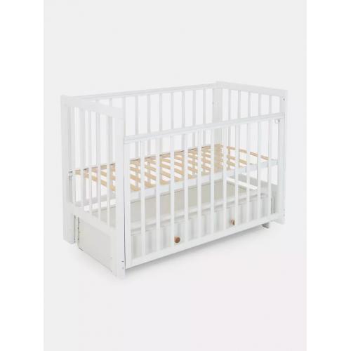 Детская кроватка Rant Indy Box / 780 (Crystal Beige) 9744038 (быстросъемная стенка)