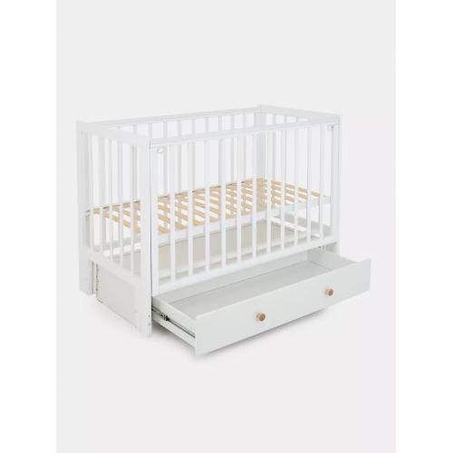 Детская кроватка Rant Indy Box / 780 (Crystal Beige) 9744038 (быстросъемная стенка)