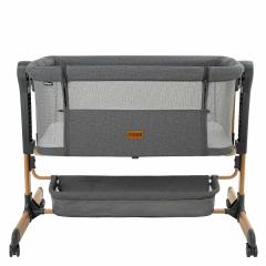 Колыбель Pituso Flora dark grey серый / графит (маятник) + Подарок (бутылочка)