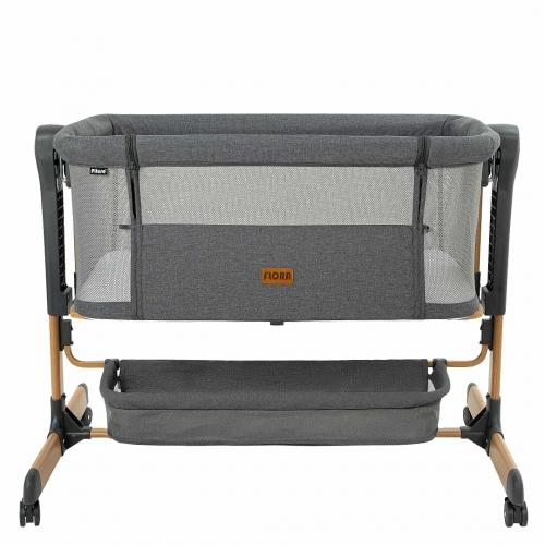 Колыбель Pituso Flora dark grey серый / графит (OD-B12-Dark Grey)
