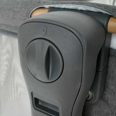 Колыбель Pituso Flora dark grey серый / графит (маятник) + Подарок (бутылочка)