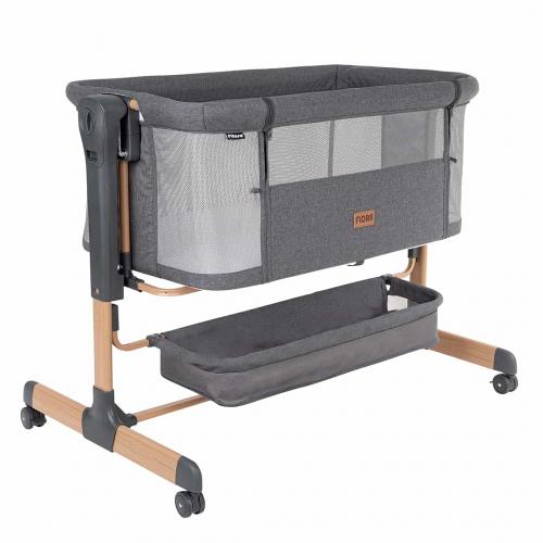 Колыбель Pituso Flora dark grey серый / графит (OD-B12-Dark Grey)
