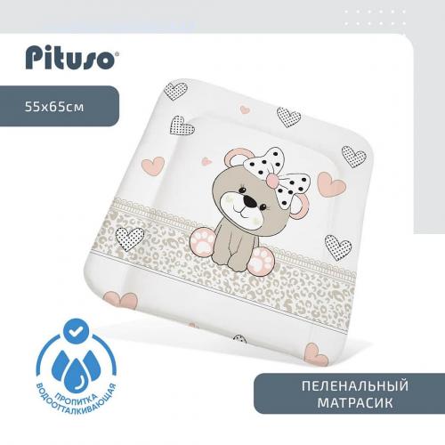 Матрасик для пеленания Pituso Мишка-малышка PT/ПН-01 55х65 см (дюспо)