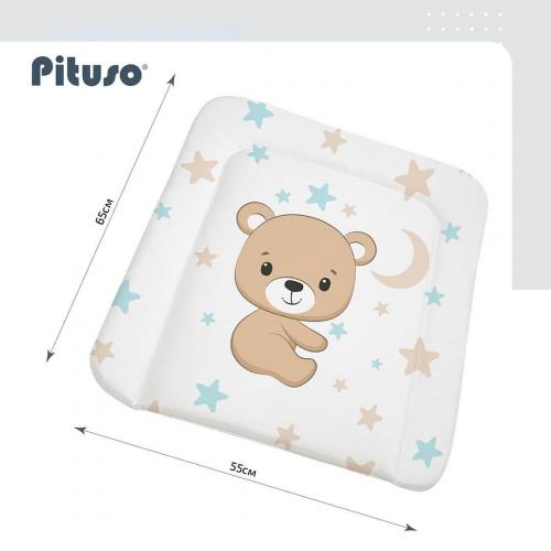 Матрасик для пеленания Pituso Мишутка PT/ПН-02 55х65 см (дюспо)