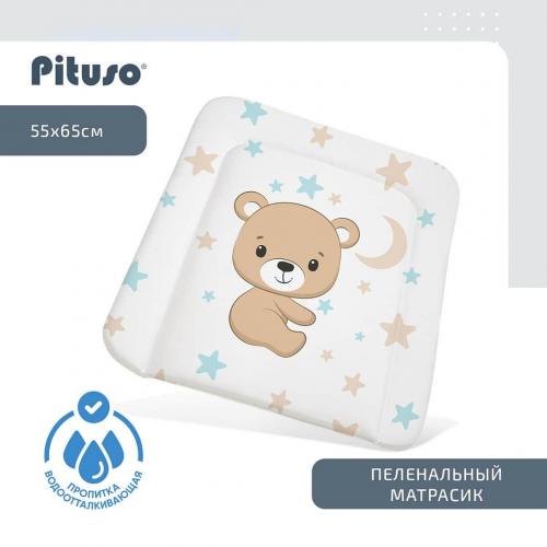 Матрасик для пеленания Pituso Мишутка PT/ПН-02 55х65 см (дюспо)