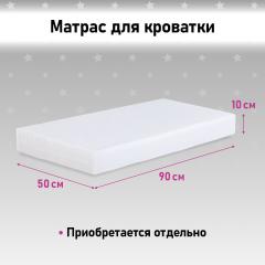 Детская кроватка Фея 100 Лея 90х50см  / 0003146-04 (белый)  8431842