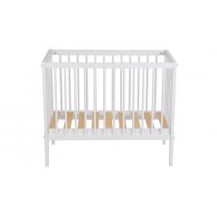 Детская кроватка Фея 100 Лея 90х50см 0003161-04 (белый)  8527725 (колеса)