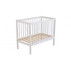 Детская кроватка Фея 100 Лея 90х50см 0003161-04 (белый)  8527725 (колеса)