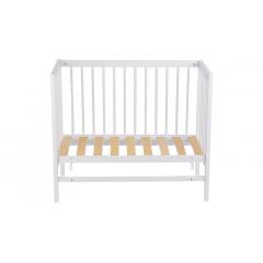 Детская кроватка Фея 100 Лея 90х50см 0003161-04 (белый)  8527725 (колеса)