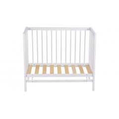 Детская кроватка Фея 100 Лея 90х50см 0003161-04 (белый)  8527725 (колеса)