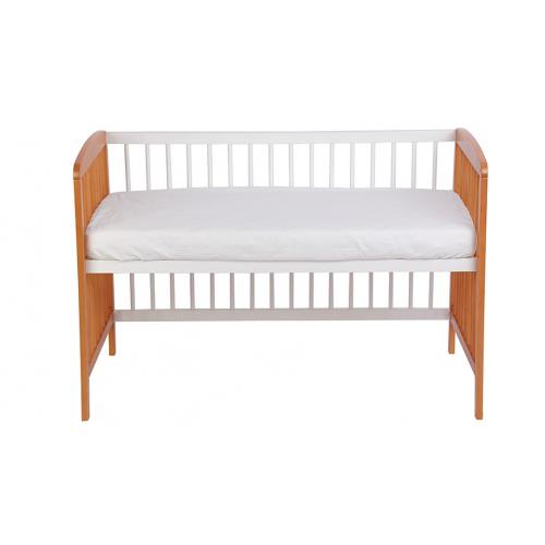 Детская кроватка Polini Kids Simple 101 / 0003022-11 (белый/бук) 7220374