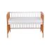 Детская кроватка Polini Kids Simple 101 / 0003022-11 (белый/бук) 7220374