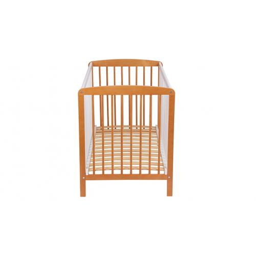 Детская кроватка Polini Kids Simple 101 / 0003022-11 (белый/бук) 7220374