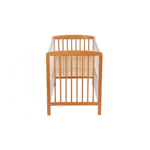 Детская кроватка Polini Kids Simple 101 / 0003022-11 (белый/бук) 7220374