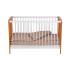 Детская кроватка Polini Kids Simple 101 / 0003022-11 (белый/бук) 7220374