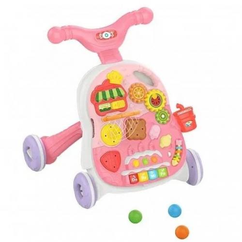 Развивающий игровой центр Ходунки Haunger Сладости розовый HE0815