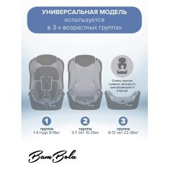 Автокресло BamBola Primo (Серебро соты) 9-36 кг KRES4303