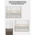 Детская кроватка Rant Indy Box / 780 (Crystal Beige) 9744038 (быстросъемная стенка)