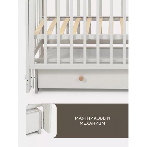 Детская кроватка Rant Indy Box / 780 (Crystal Beige) 9744038 (быстросъемная стенка)