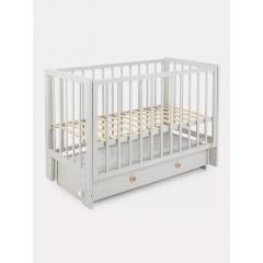 Детская кроватка Rant Indy Box / 780 (Crystal Beige) 9744038 (быстросъемная стенка)