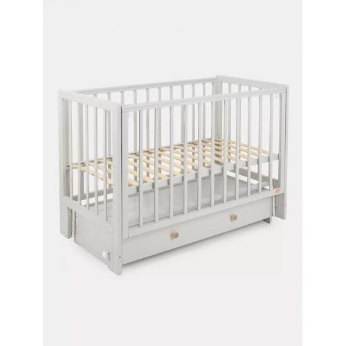 Детская кроватка Rant Indy Box / 780 (Crystal Beige) 9744038 (быстросъемная стенка)