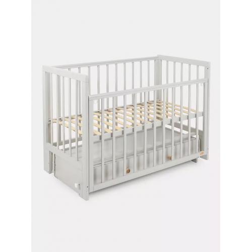 Детская кроватка Rant Indy Box / 780 (Crystal Beige) 9744038 (быстросъемная стенка)