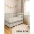 Детская кроватка Rant Indy Box / 780 (Crystal Beige) 9744038 (быстросъемная стенка)