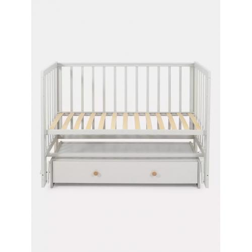 Детская кроватка Rant Indy Box / 780 (Crystal Beige) 9744038 (быстросъемная стенка)