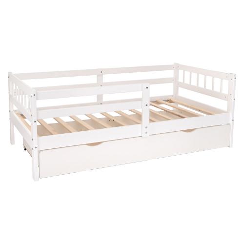 Кровать детская 160х80 PITUSO Tomi 673001 (1 ящик, белый)