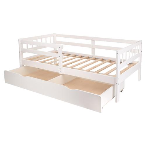 Кровать детская 160х80 PITUSO Tomi 673001 (1 ящик, белый)