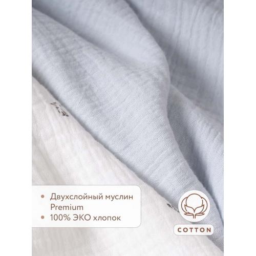 Накидка для кормления Perina НК.1-1.23 (Голубая пастель)