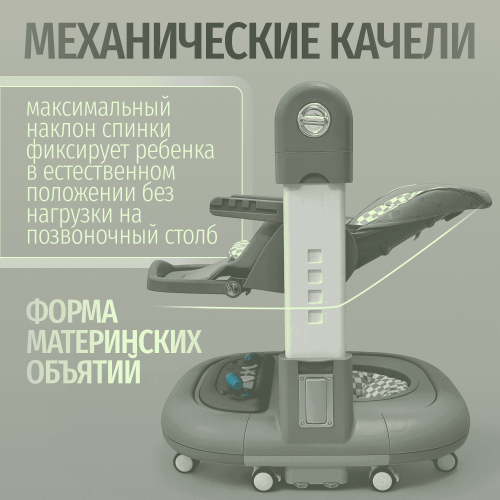 Стульчик для кормления Bubago William BG 193-1 Зеленый