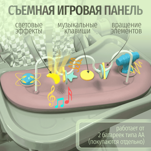 Стульчик для кормления Bubago William BG 193-1 Зеленый