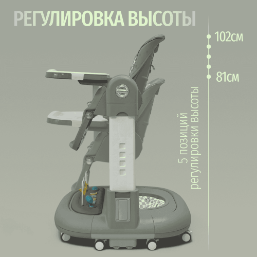 Стульчик для кормления Bubago William BG 193-1 Зеленый